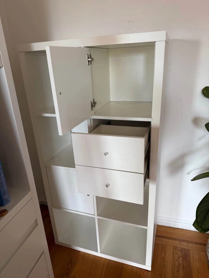 White Storage Cabinet - photo 3