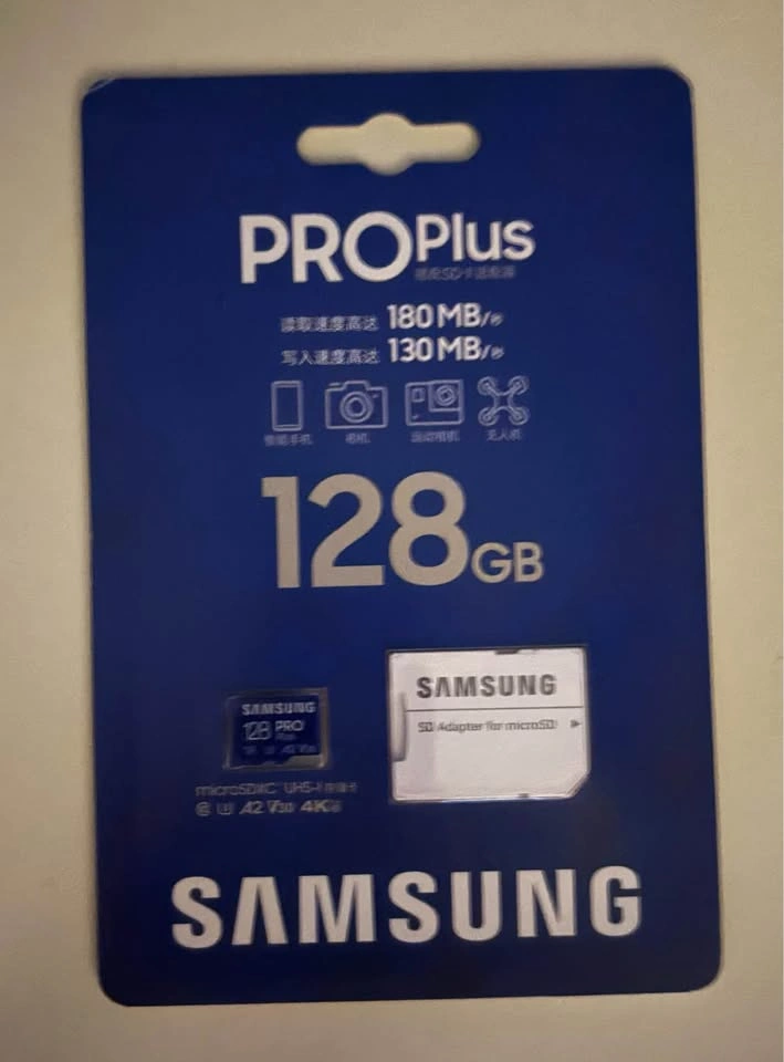 Samsung PRO Plus 128GB microSDXC Memory Card with Adapter