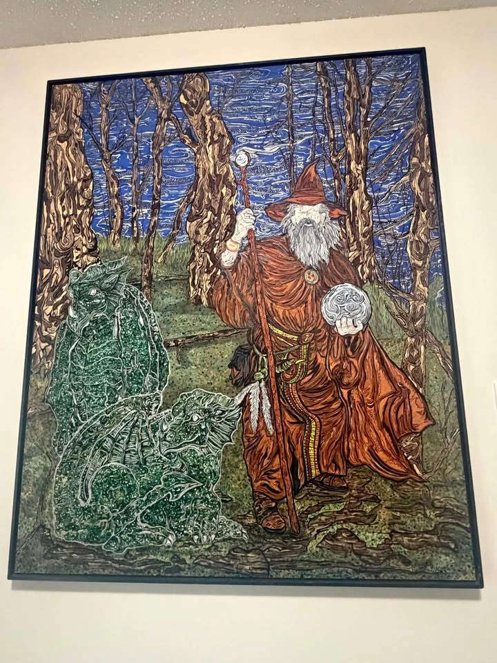 Michael Huyzer “Merlin” painting