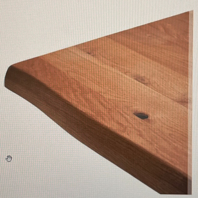 Modern Live-Edge Oak Dining Table - photo 2