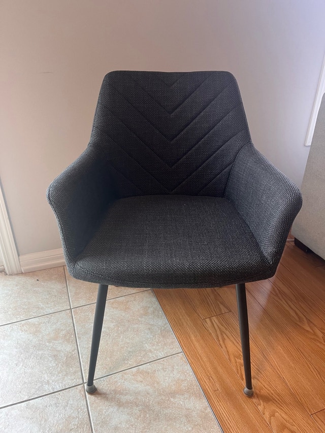 Modern Charcoal Grey Dining Chairs
