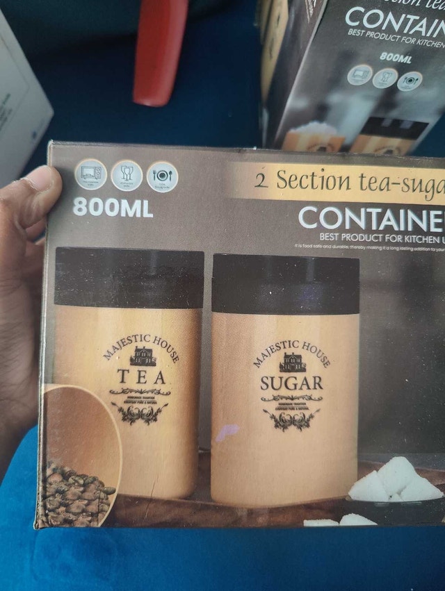 2 section kitchen container