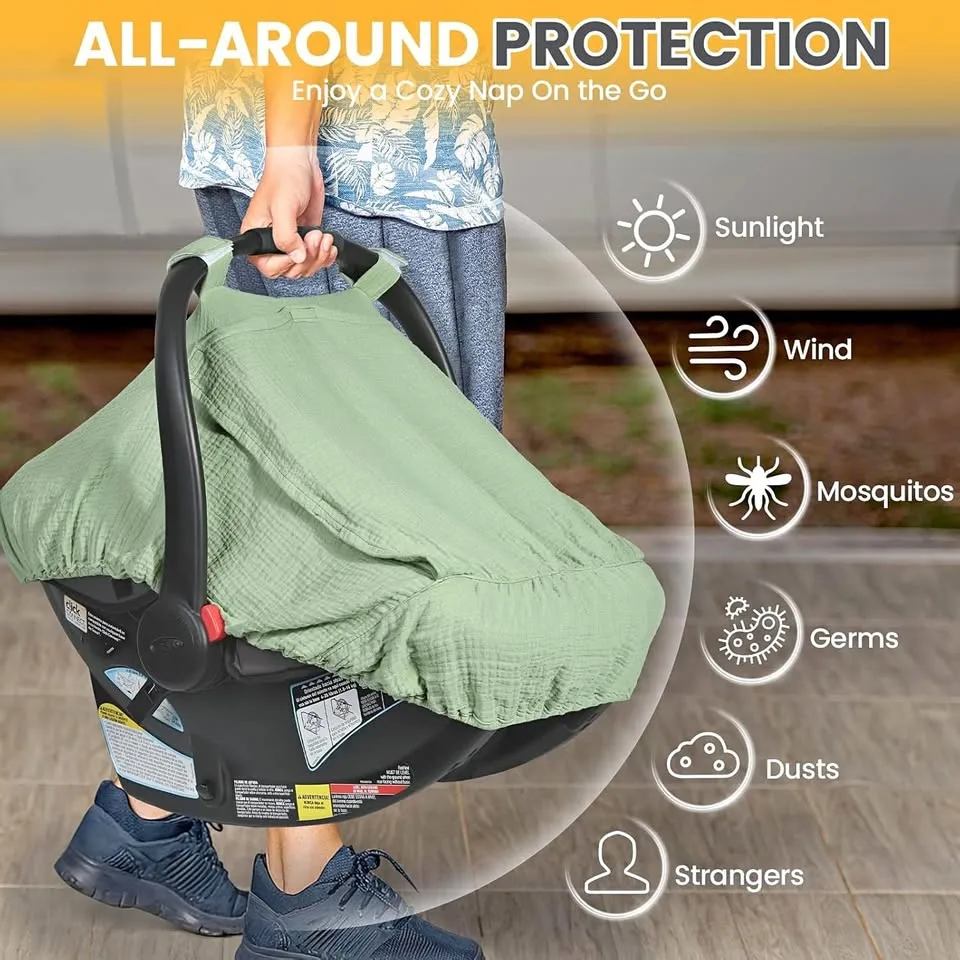 New~Car Seat Cover-Sun,Windproof, Insect Protection thumbnail