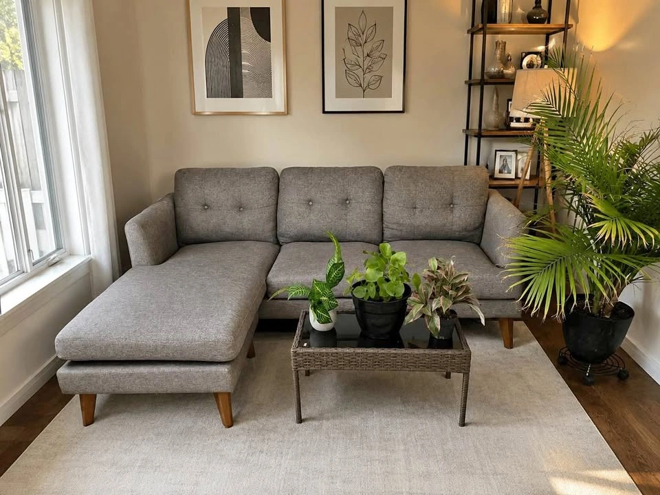 FREE DELIVERY 🚛 Grey Couch Barn Sectional Sofa Couch