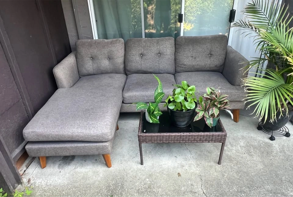 FREE DELIVERY 🚛 Grey Couch Barn Sectional Sofa Couch - photo 5