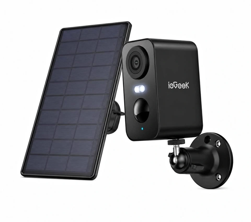 ieGeek Wireless Battery Security Camera with Solar Panel