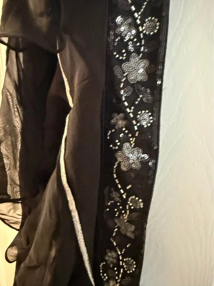 Black Sequin and Beaded Lehenga Choli Set - photo 5