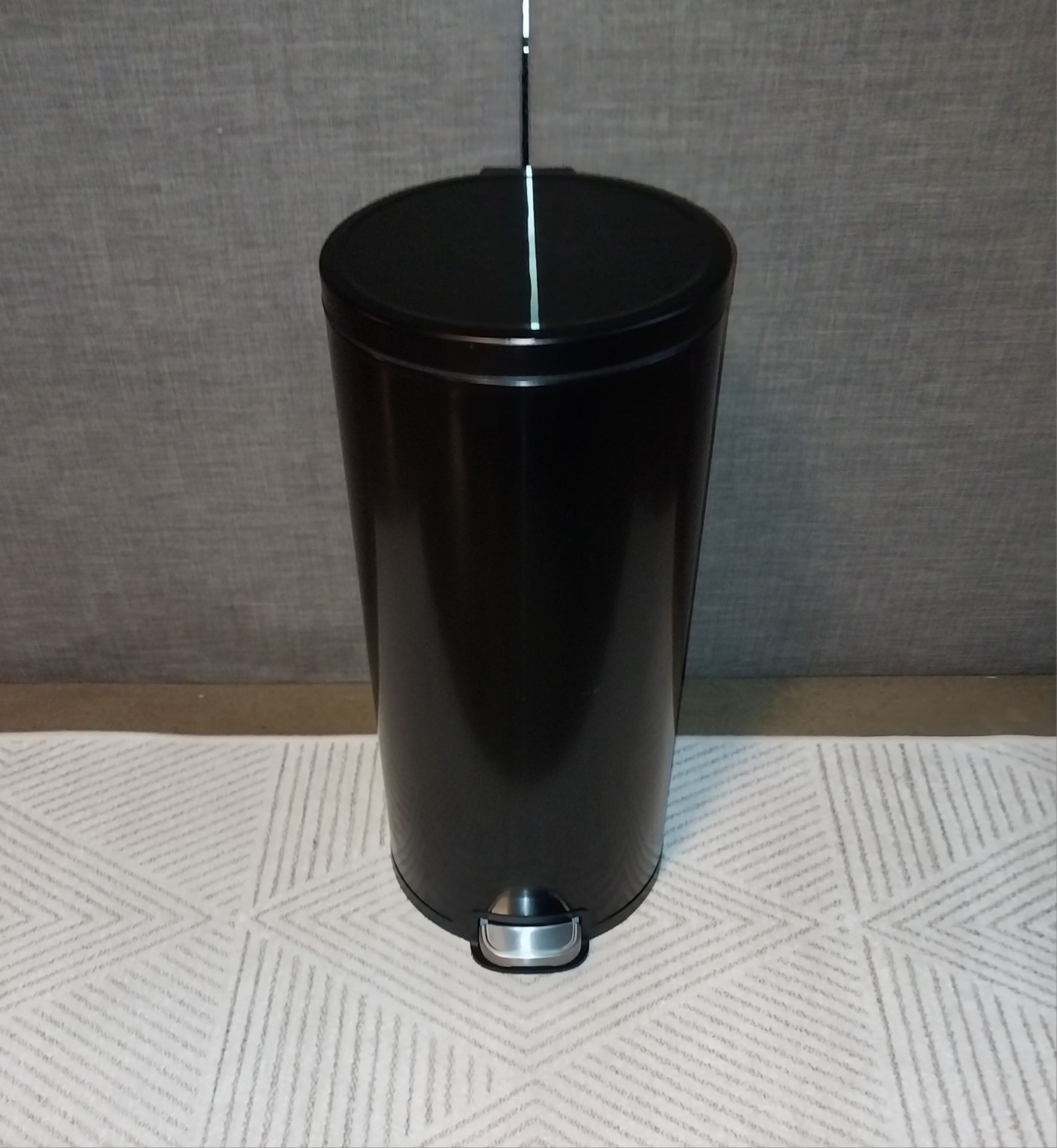 Modern Black Step Trash Can – 100% Clean & Sanitized - photo 2