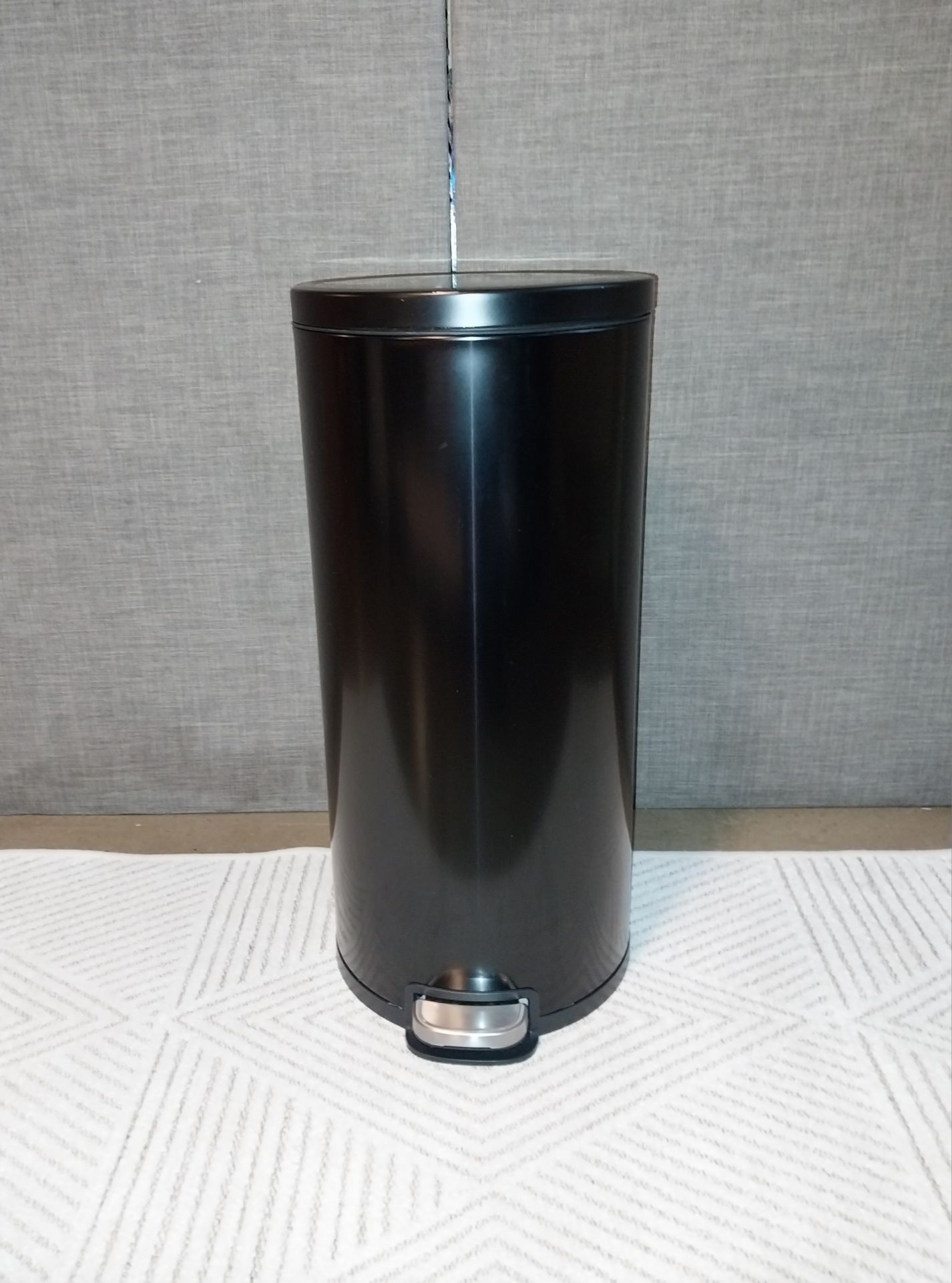 Modern Black Step Trash Can – 100% Clean & Sanitized - photo 3