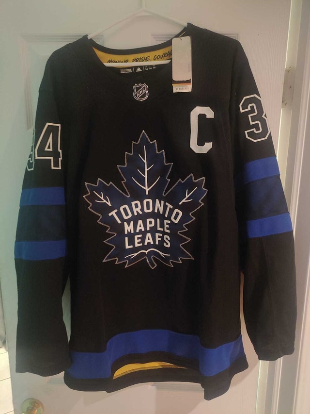 Mathews Adidas Black Maple Leaf Jersey
