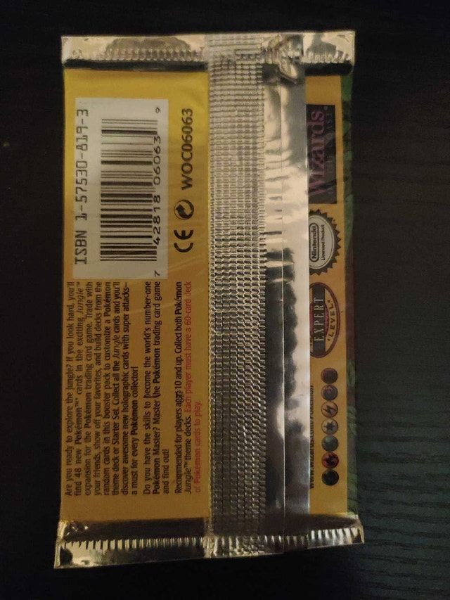 Pokemon Jungle Booster Unopened Unweighed - photo 2