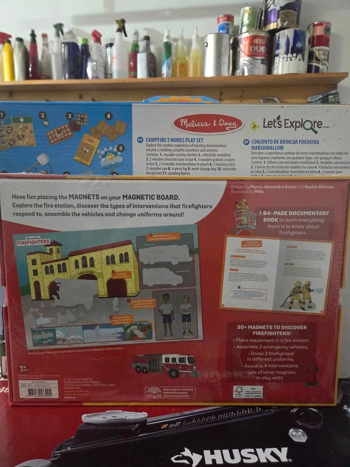 Auzou Canada Discovering Firefighters Magnetic Storyboard - photo 2