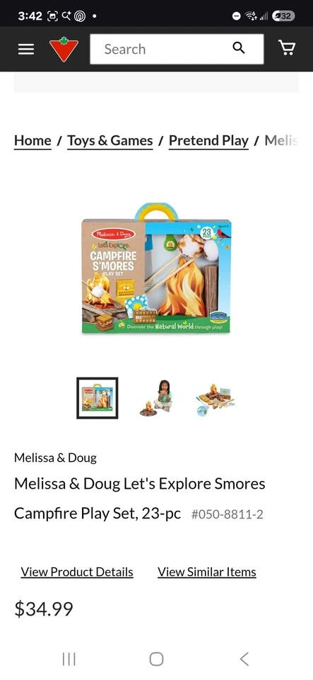Smores Campfire Play Set Melissa & Doug - photo 3