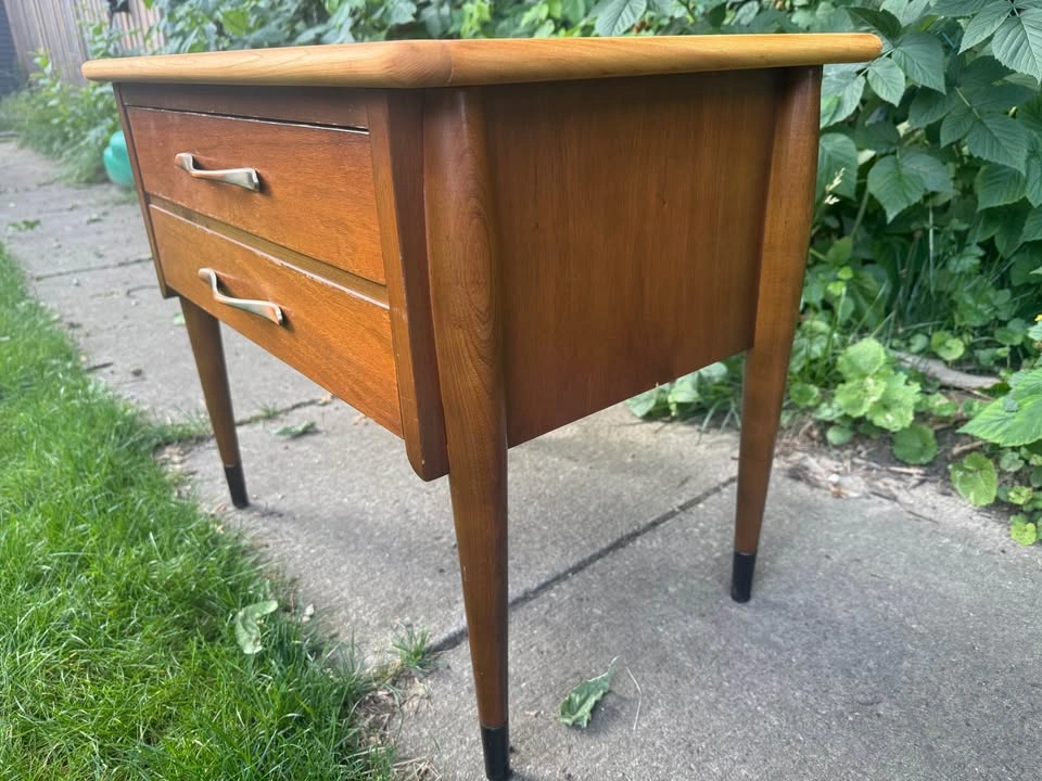 Vintage Lane Acclaim by Knechtel Walnut MCM Nightstand - photo 5