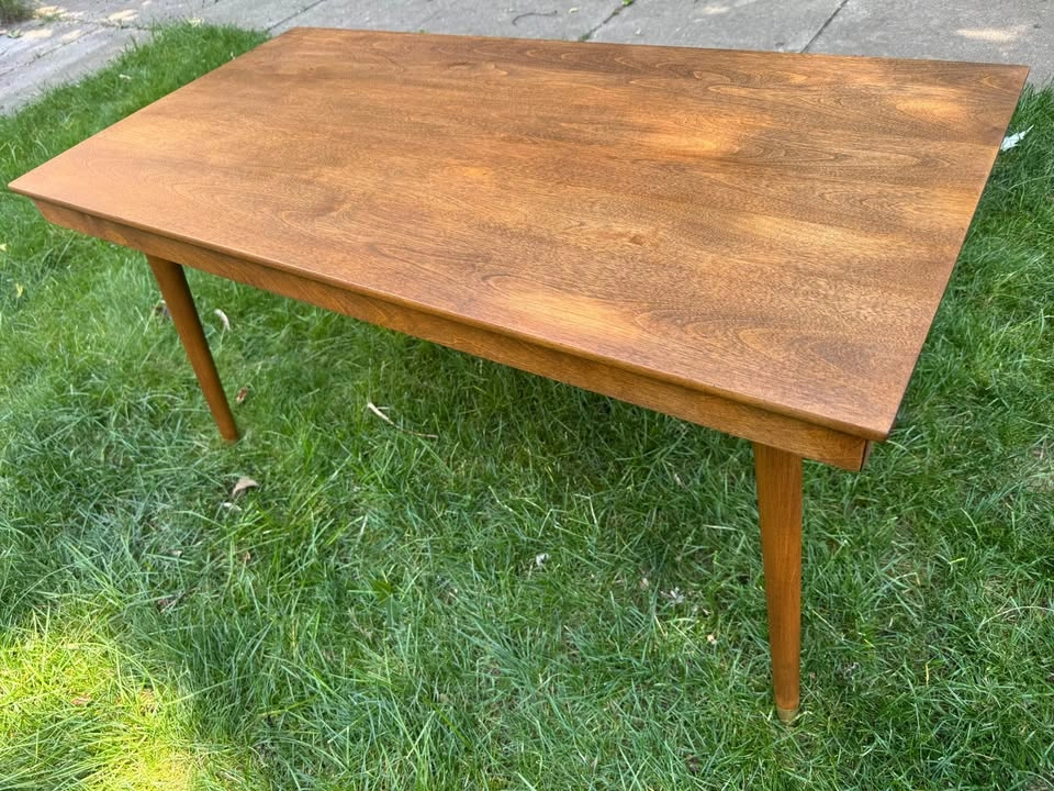 Solid Walnut MCM Coffee / Side Table - 36x18” - photo 2