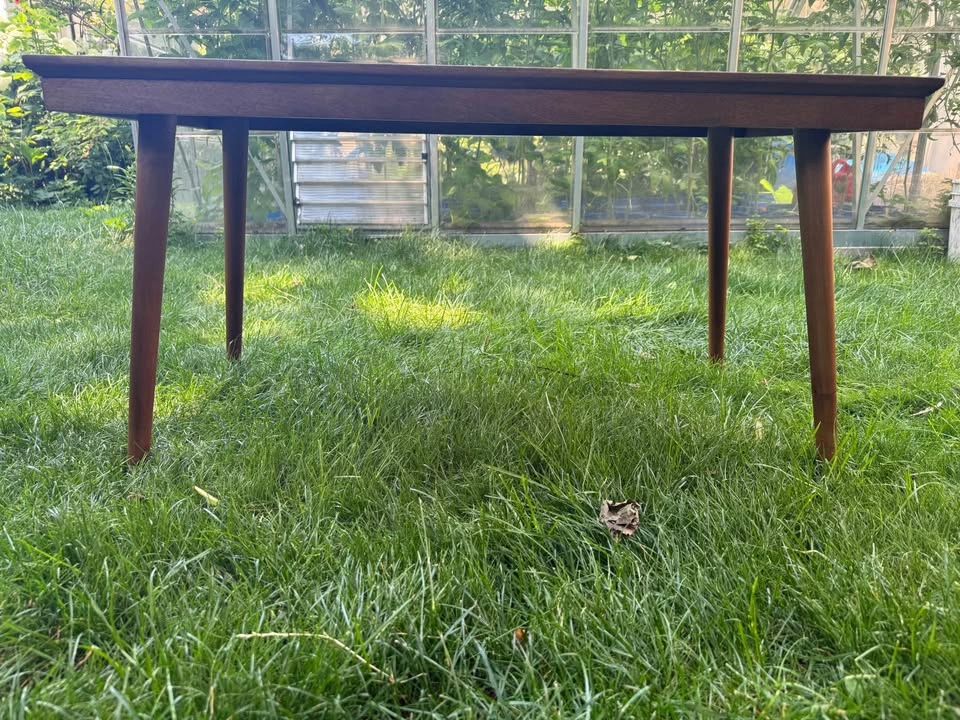 Solid Walnut MCM Coffee / Side Table - 36x18” - photo 5