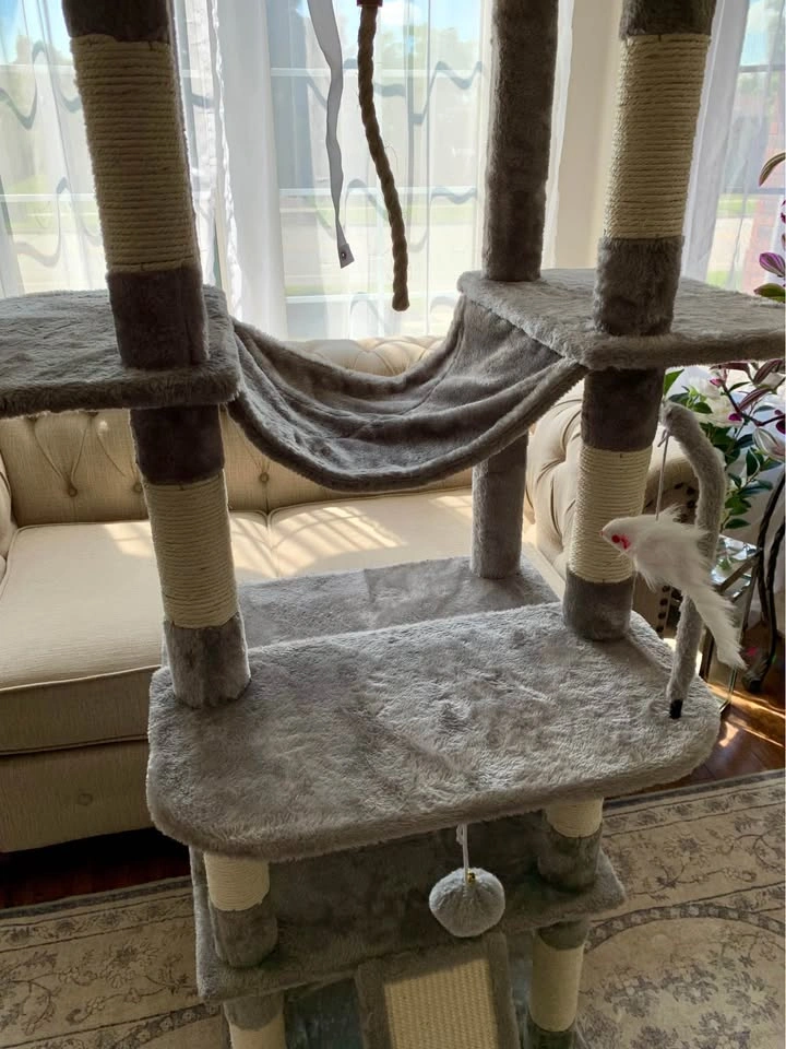 Brand New Heybly 78” Cat Tree Tower – Heavy Duty Cat Condo - photo 3