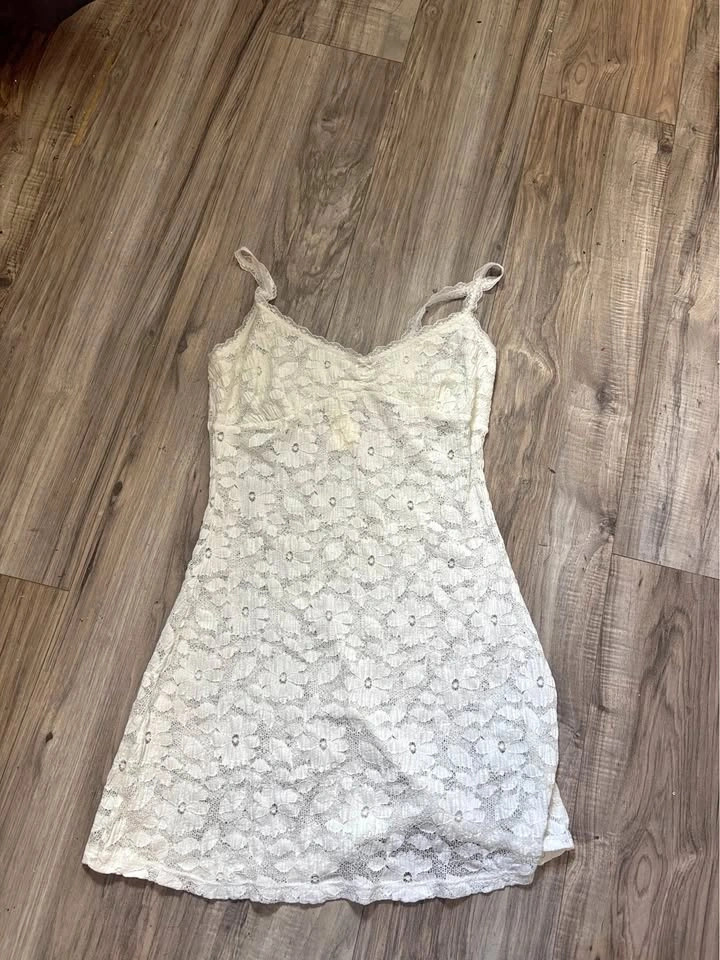 Aerie White Lace Camisole XS