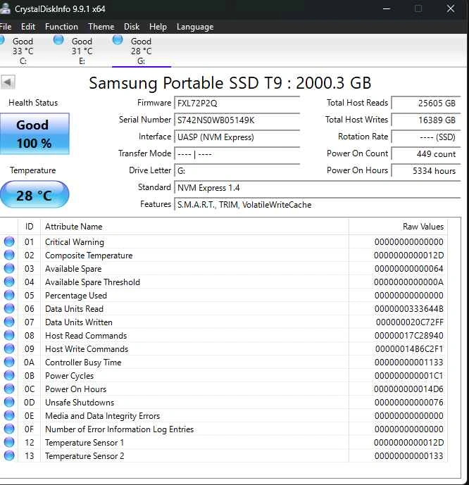 Samsung 2 TB Portable SSD T9 - photo 3
