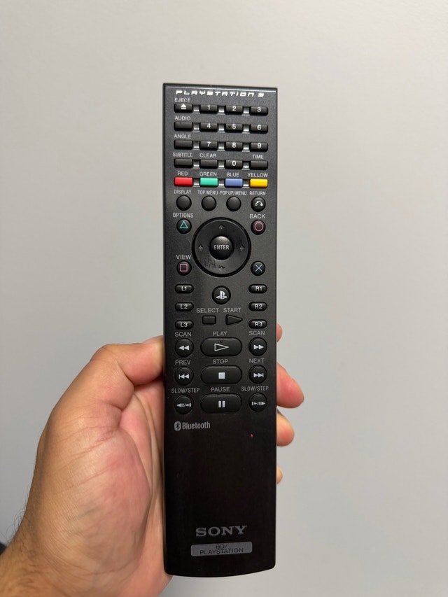 Sony PlayStation 3 (PS3) Bluetooth Blu-ray Remote – OEM Genuine