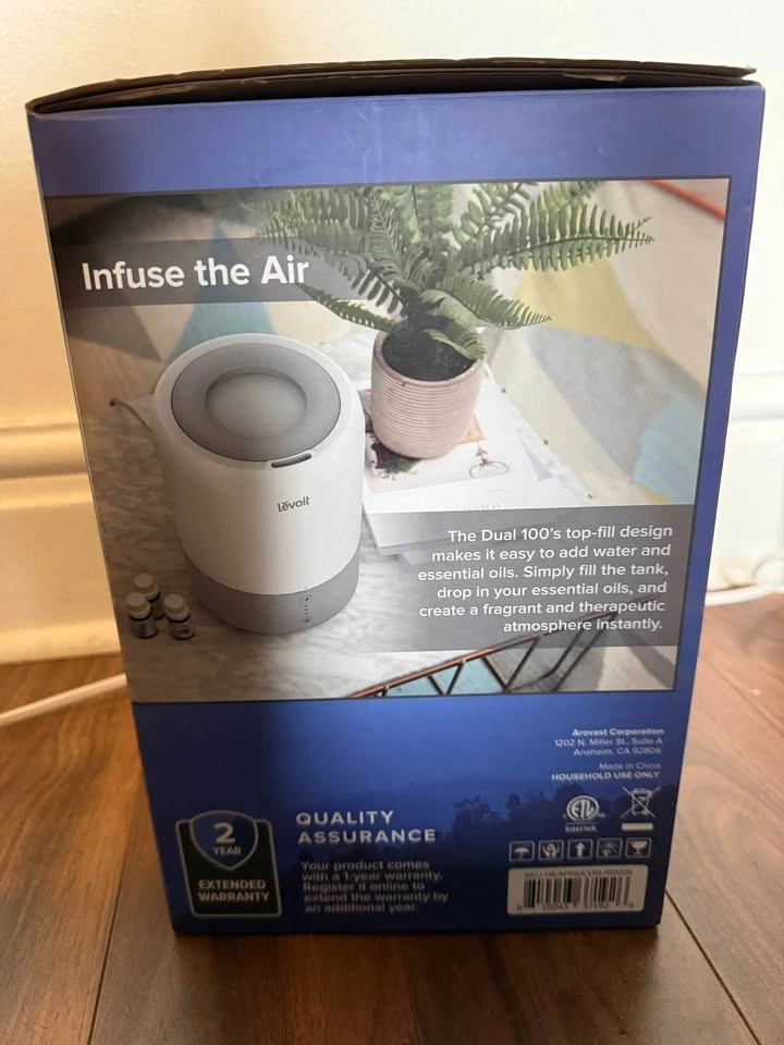 Levoit Dual 100 Humidifier & Diffuser - photo 3