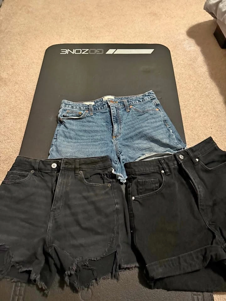 Denim shorts