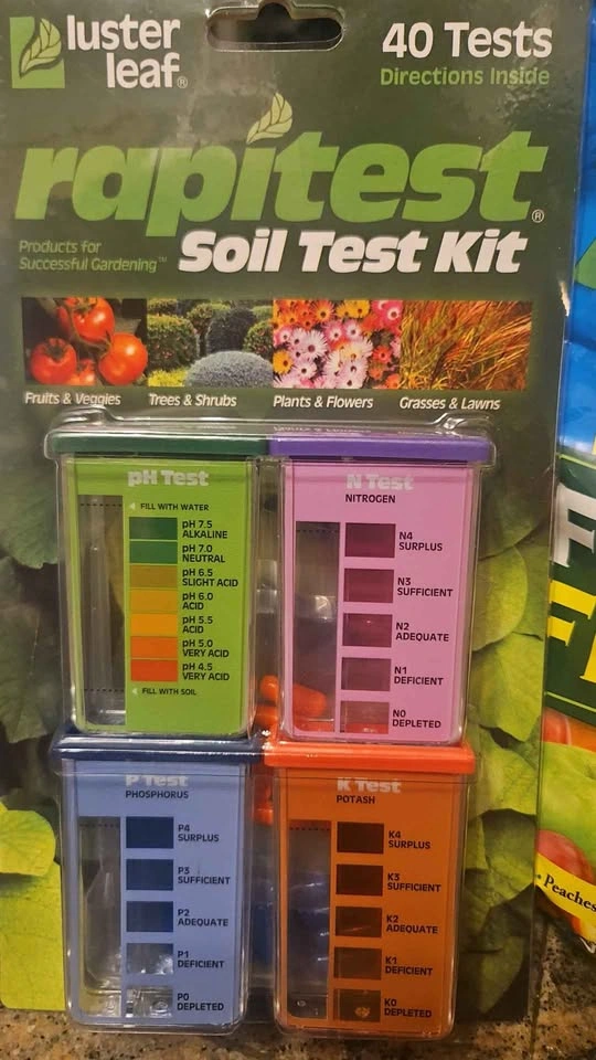 Soil test kit, fruit tree fertilizer and soil acidifier - photo 2