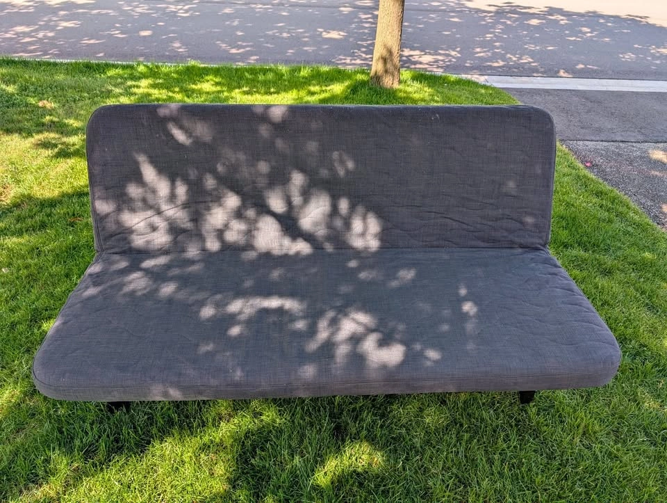 Dark Grey Futon Sofa Bed