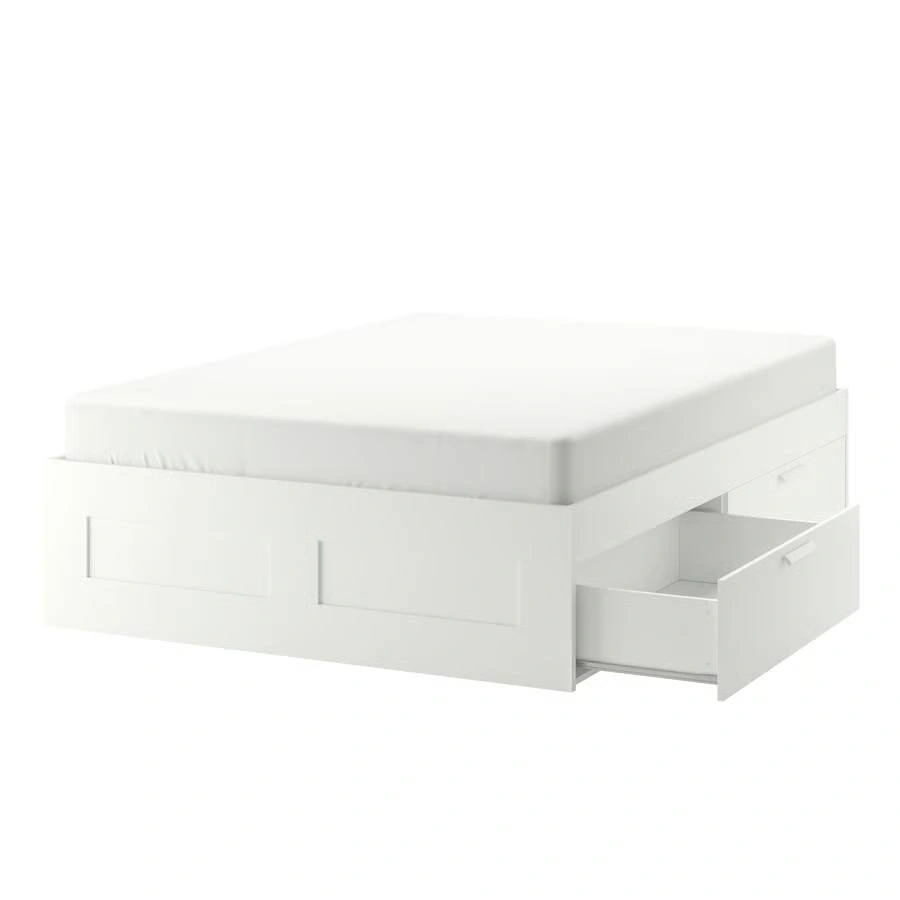 IKEA QUEEN Bed Frame With Storage - photo 3