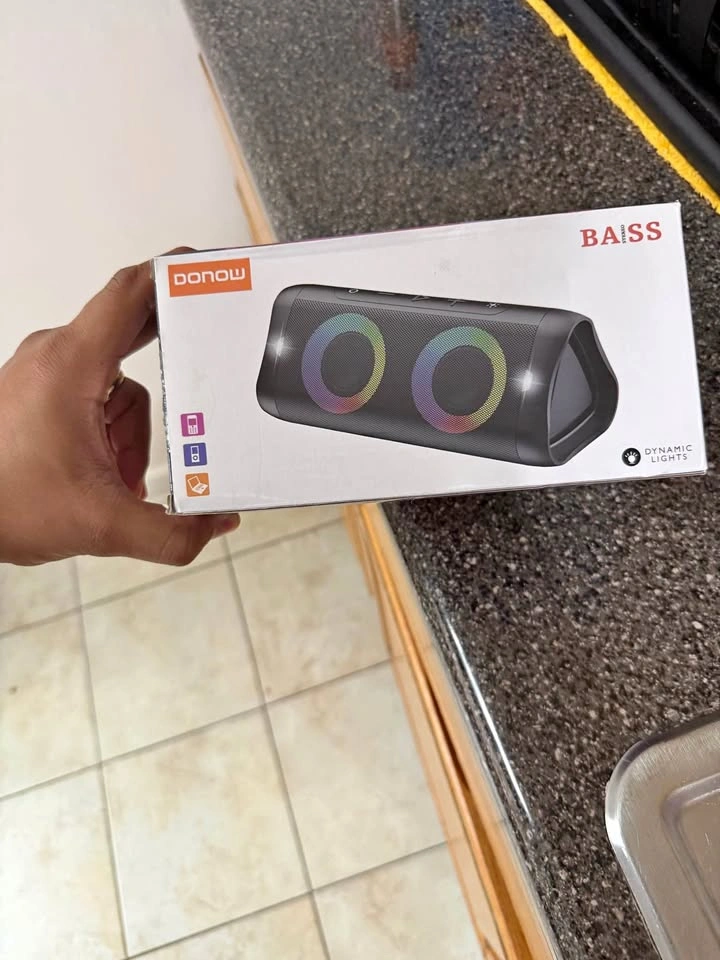 Portable Bluetooth Speaker with Lights