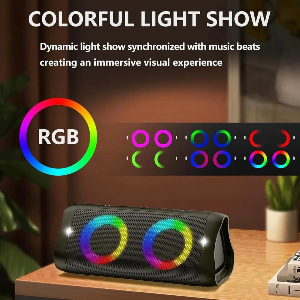 Portable Bluetooth Speaker with Lights - photo 5