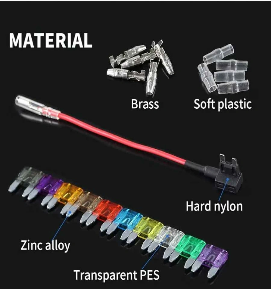 GLARKS 120pc Car Blade Fuses & Fuse Taps Kit - photo 3