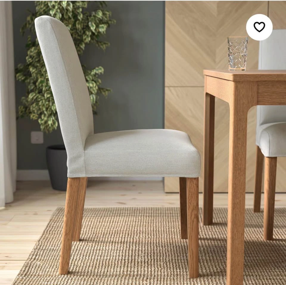 Set of 4 IKEA BERGMUND Dining Chairs, no covers - photo 3