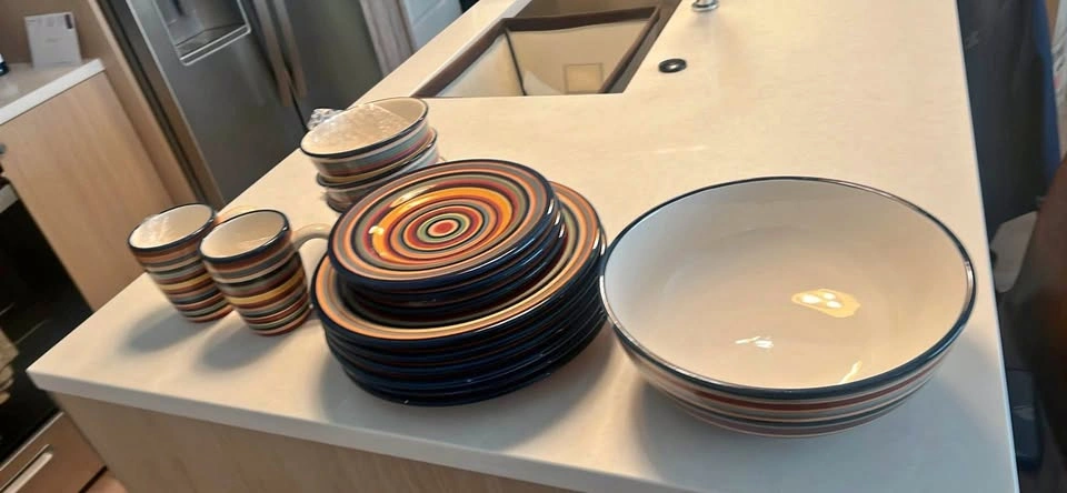 Retired Tabletops Unlimited "Sicily" Hand Painted Dinnerware Set