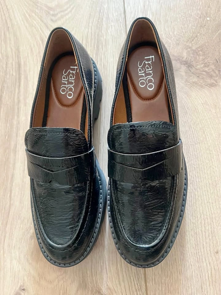 New Franco Sarto ‘Balin’ Loafers, Black Sz. 7.5
