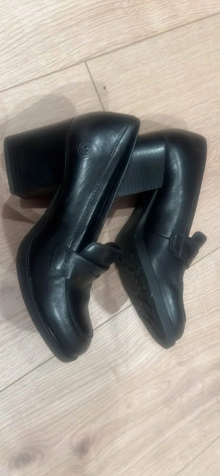 Børn Holliston Block Heel Penny Loafers Sz 7.5 - photo 4