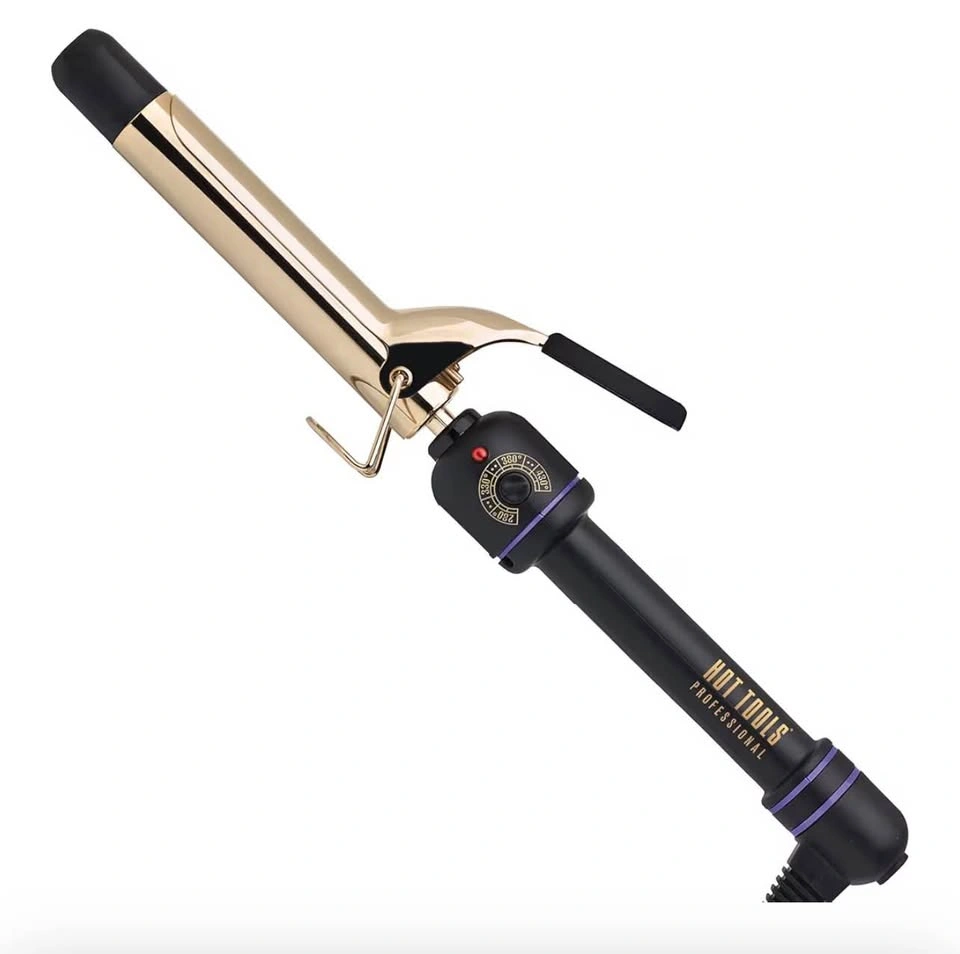 HOT TOOLS Pro Artist 24K Gold 1” Long Barrel Curling Iron