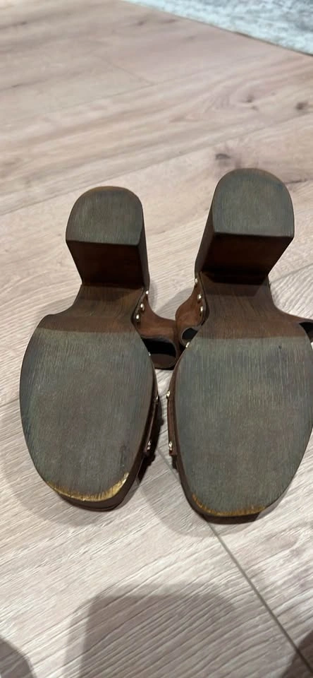 Avellini Italian platform sandals - EU Sz 38/US 7-7.5, Brown - photo 4