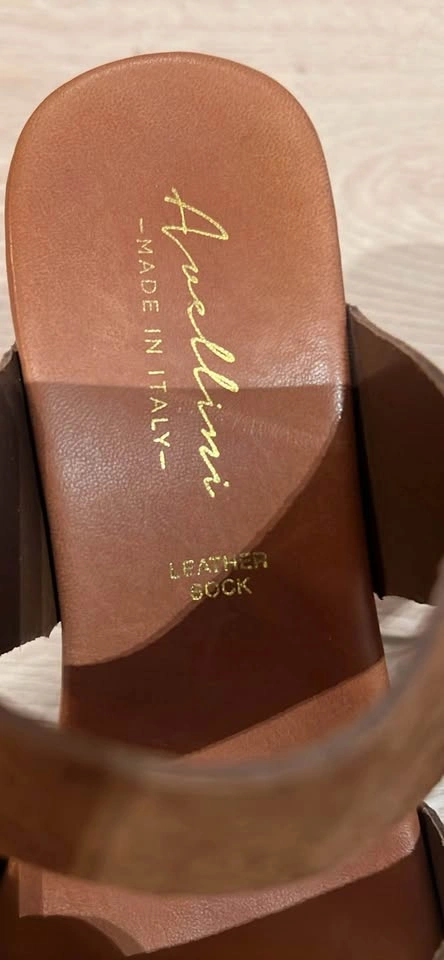 Avellini Italian platform sandals - EU Sz 38/US 7-7.5, Brown - photo 5