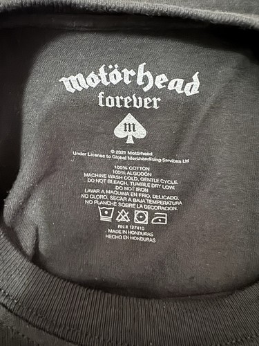 Motörhead t-shirt, ‘No Sleep To Hammerstein’, men’s Med, New - photo 3