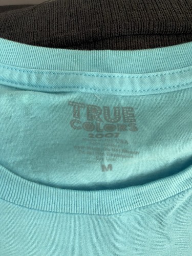 Cyndi Lauper True Colors 2007 World Tour T-Shirt, Child's Med - photo 3