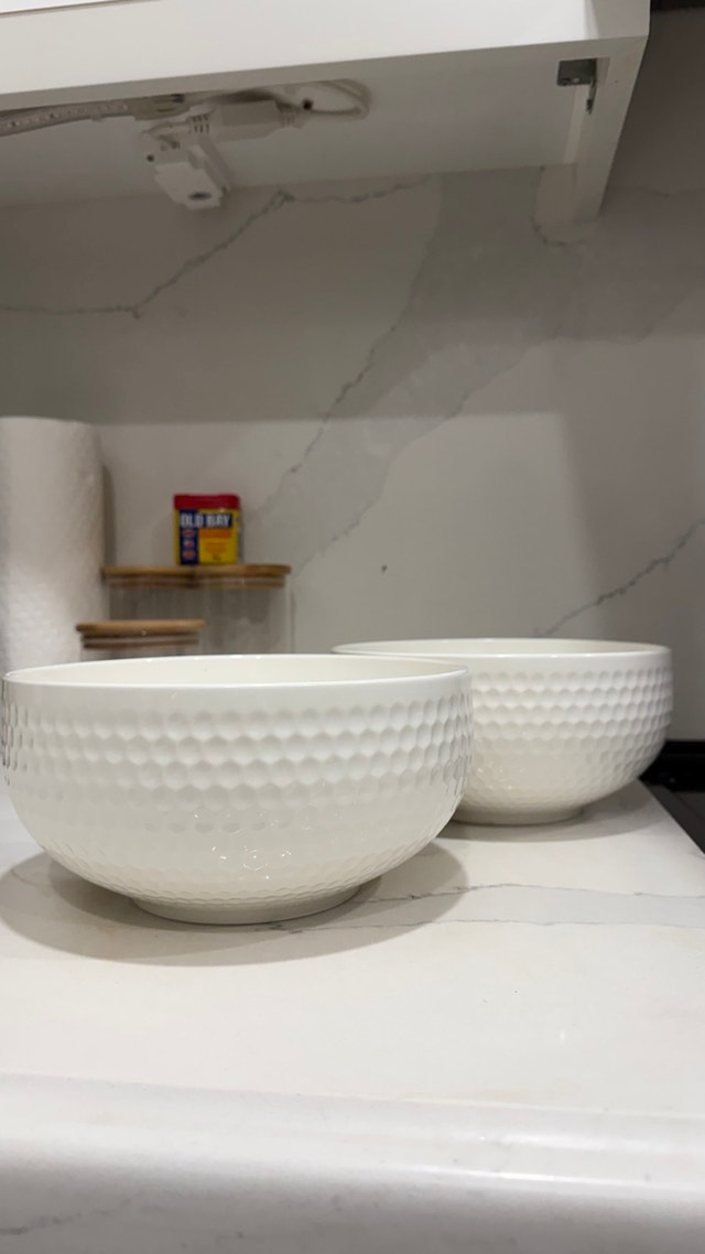 Ceramic Textured Bowls