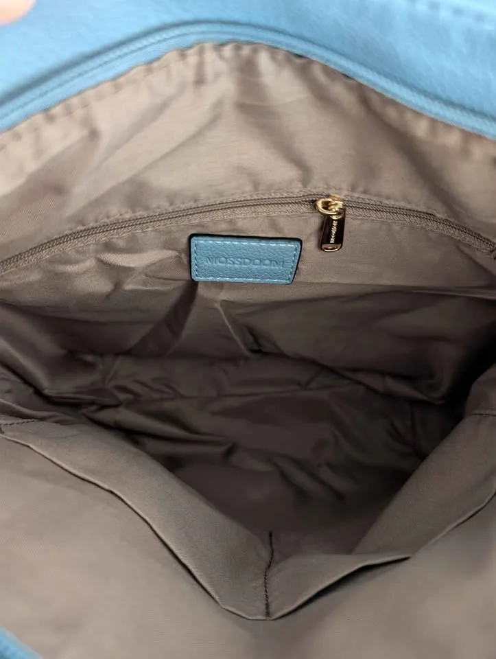 Brand New Blue Hobo Bag image indicator(6)