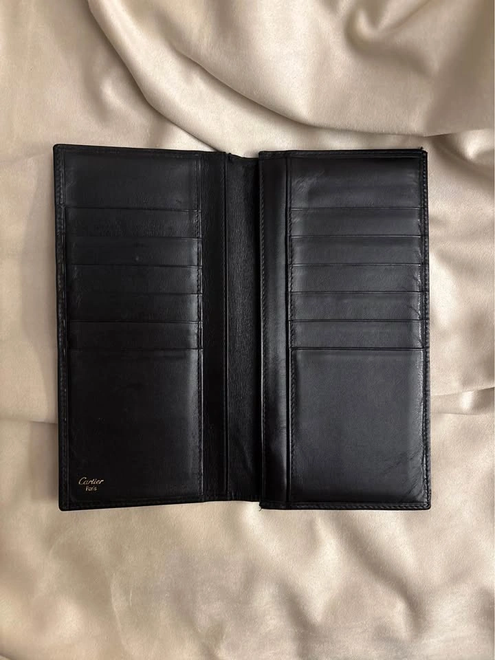 Cartier Black Leather Long Wallet - photo 3