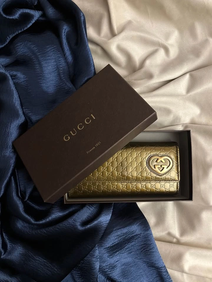 Gucci Lovely Heart Guccissima Long Wallet - photo 4