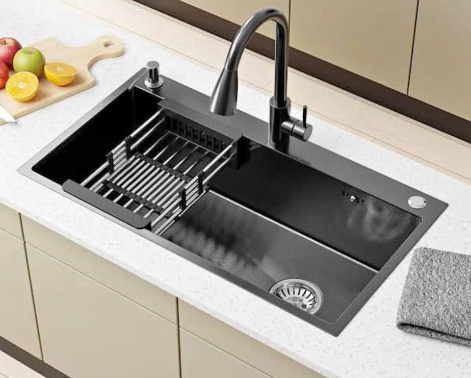 Brand New 32” Workstation Kitchen Sink with Faucet & Accessories