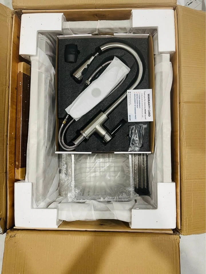 Brand New 27” Workstation Kitchen Sink with Pull-Down Faucet - photo 3