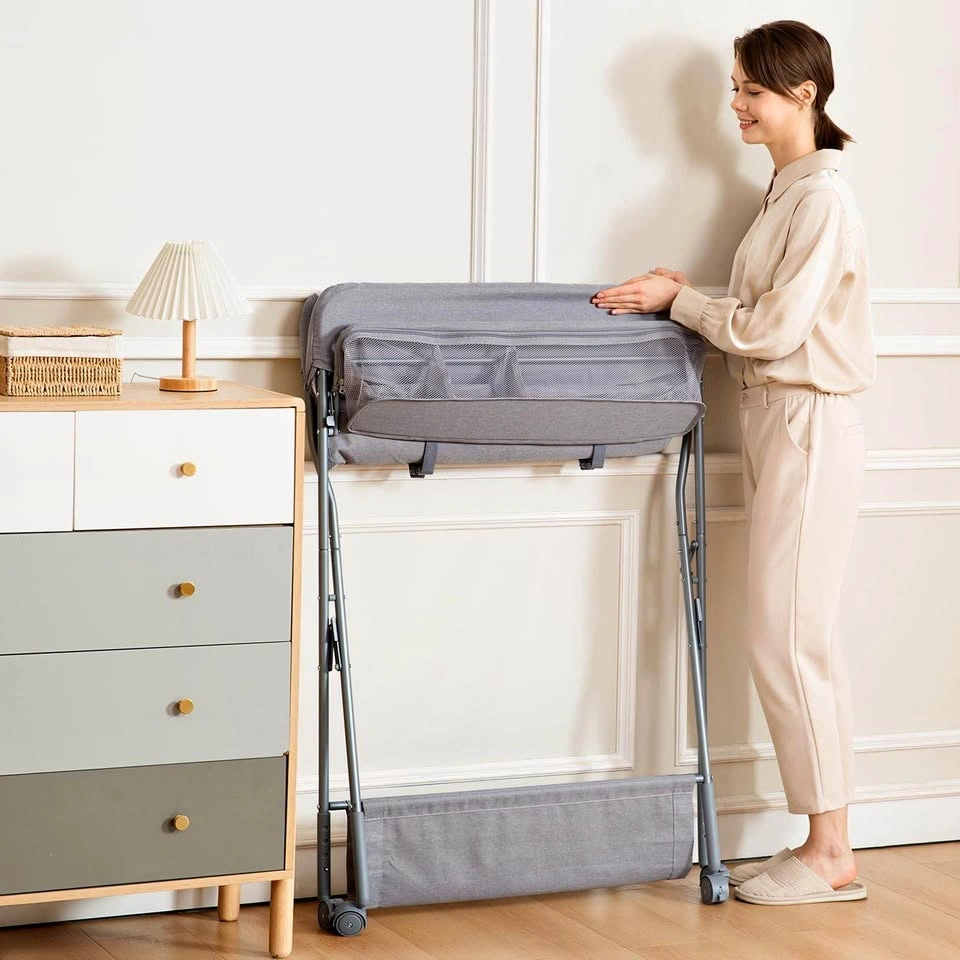 Maydolly Baby Changing Table with Wheels – Adjustable & Foldable