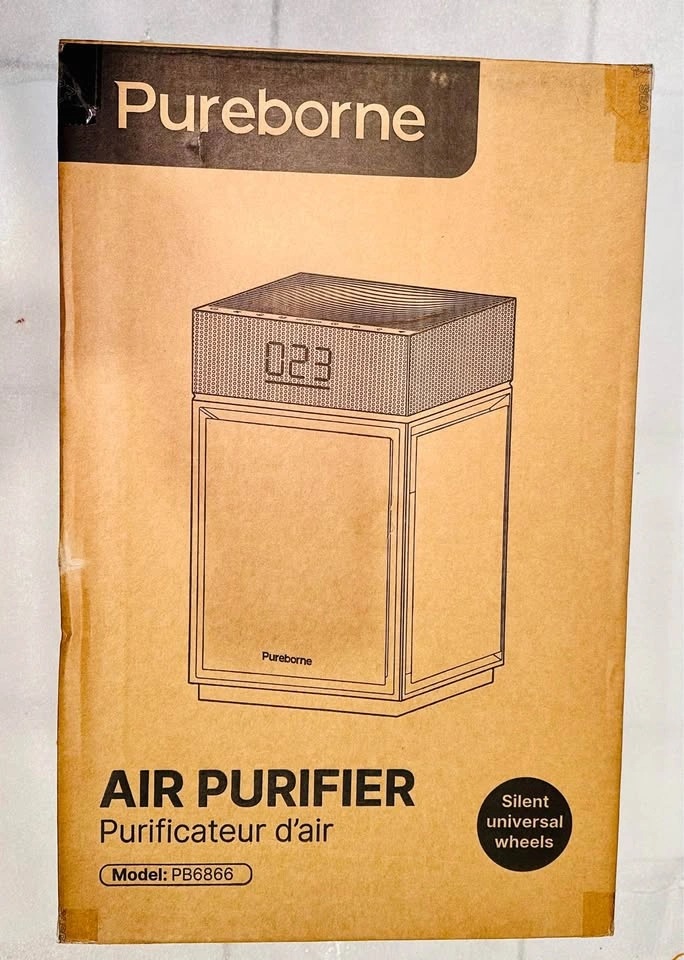 Brand New Pureborne HEPA Air Purifier – 3600 ft² - photo 2