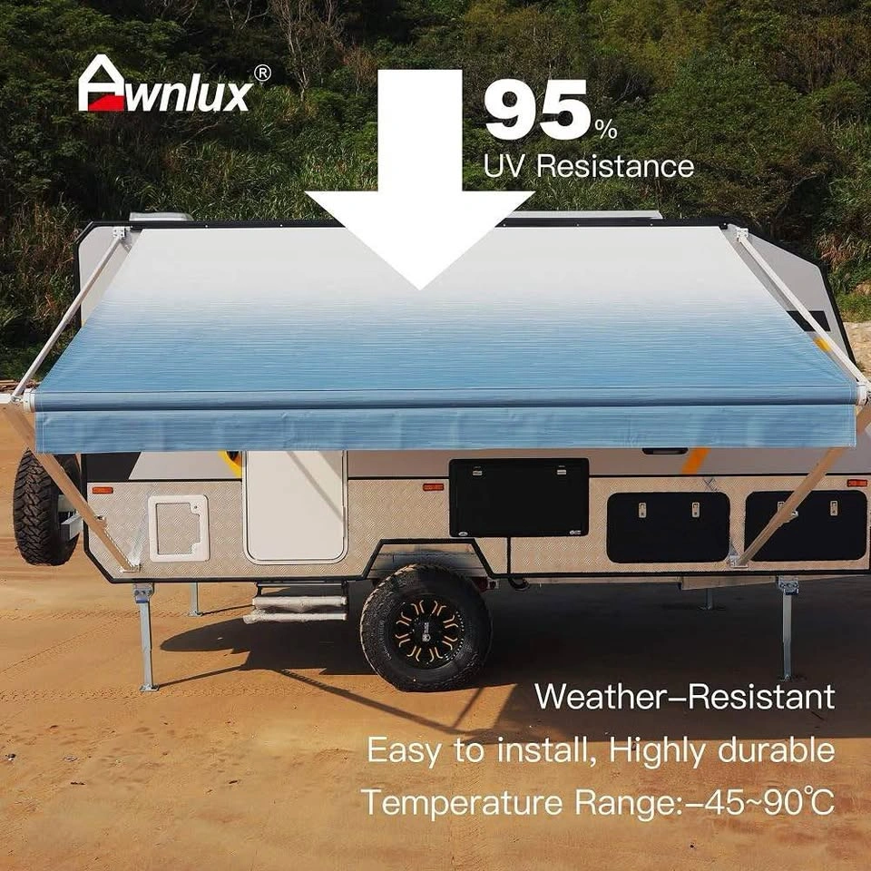 Brand New, 19FT RV Awning Fabric Replacement – Ocean Blue - photo 2